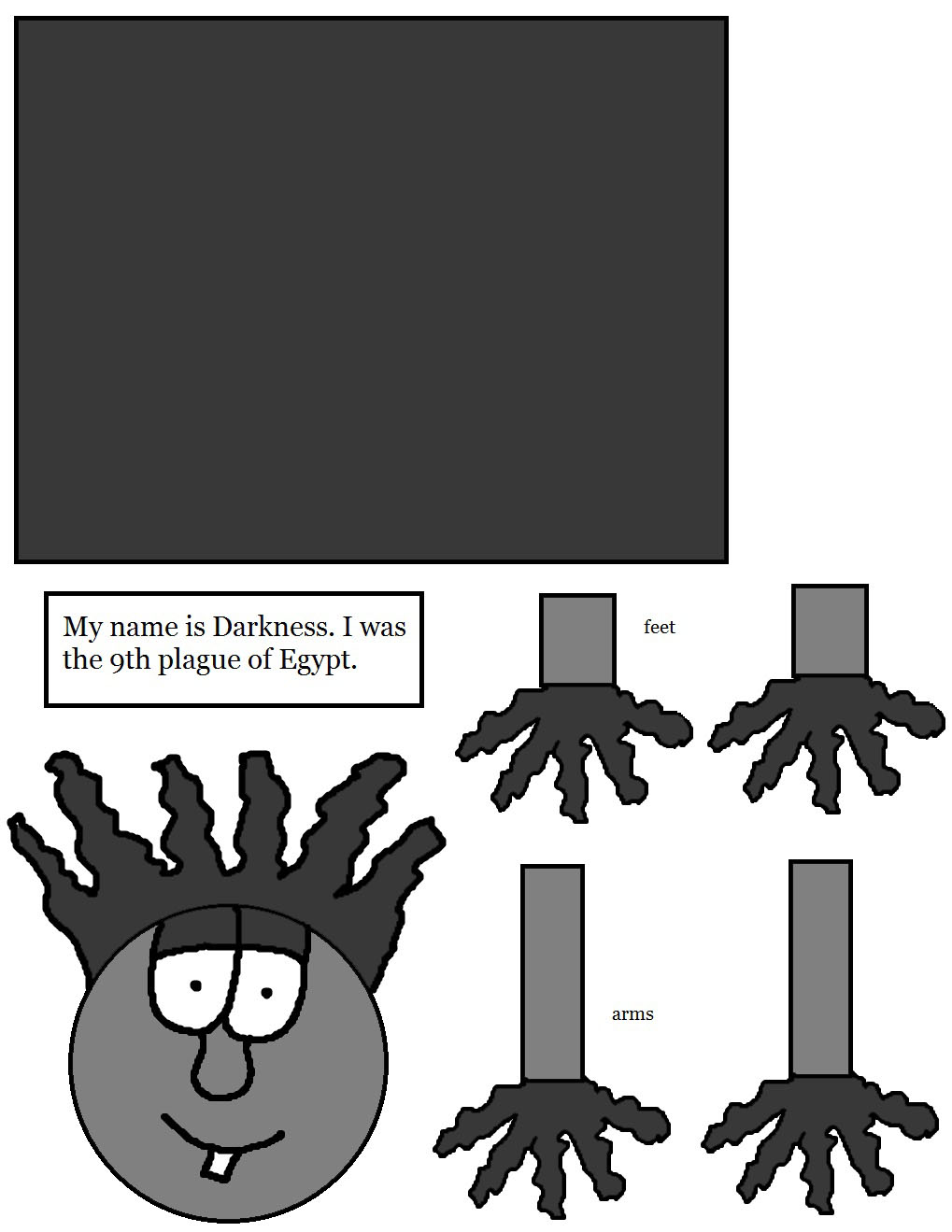 The 10 Plagues of Egypt Darkness Toilet Paper Roll